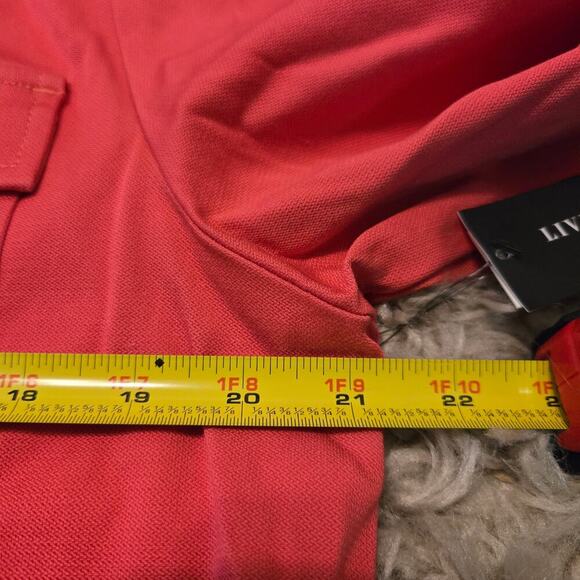 Liverpool Longline Shacket in Pink Watermelon Lagenlook Office Stitch Fix Sz LG - Picture 6 of 10
